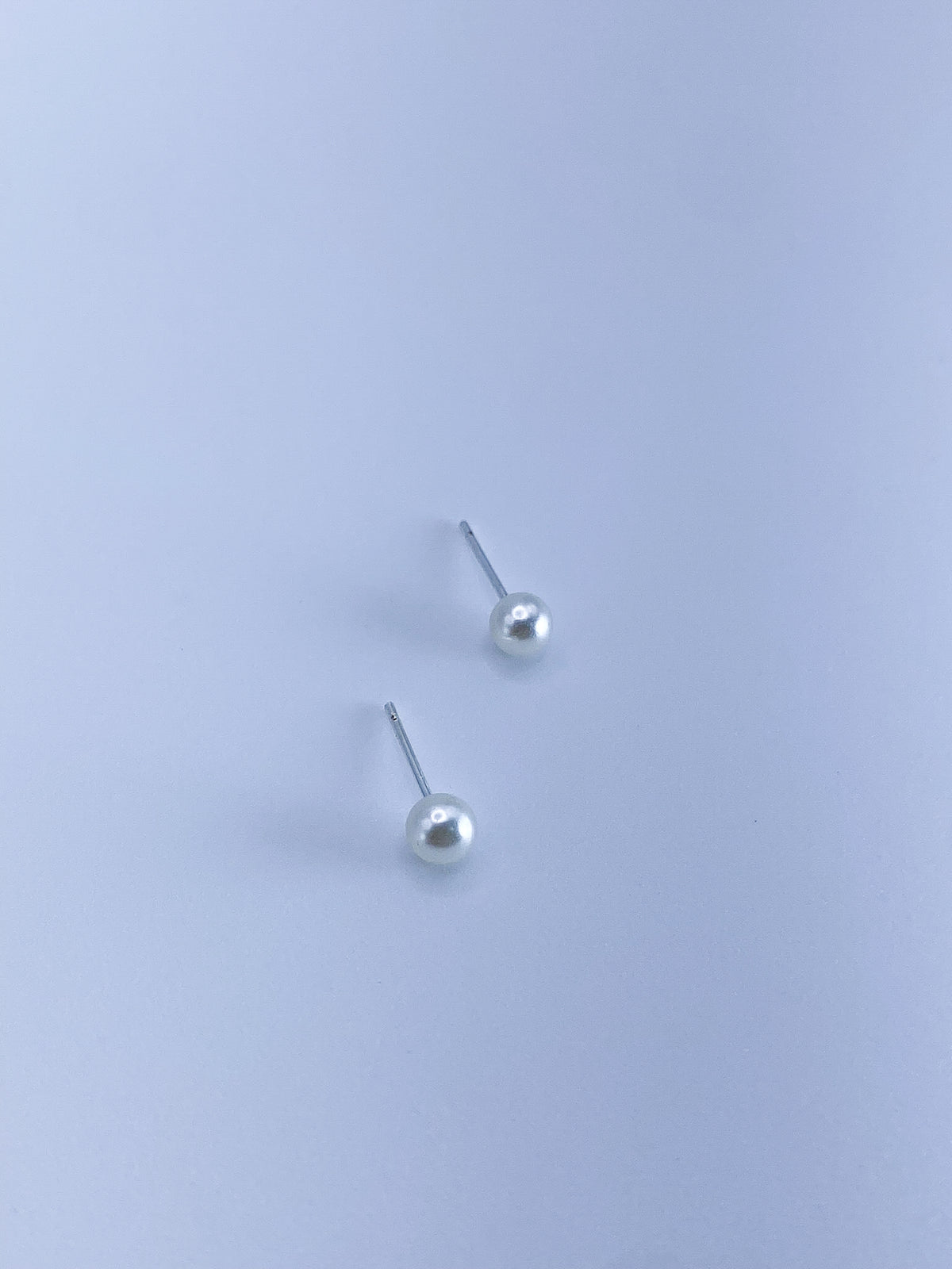 Brinco de Prata 925 Pérola 5mm