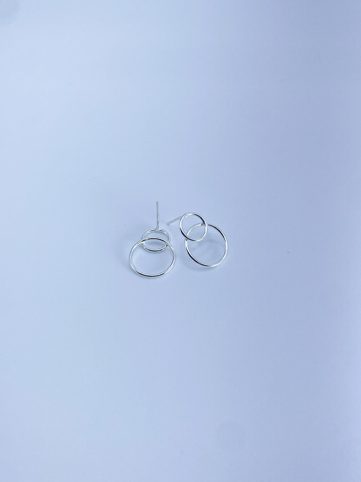 Brinco de Prata 925 Círculos