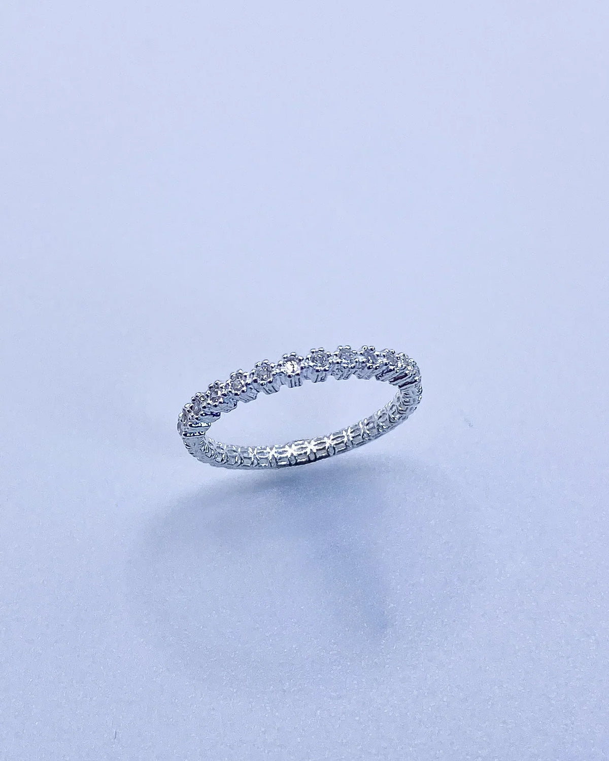 Anel Com Ponto Luz Renda Italiana