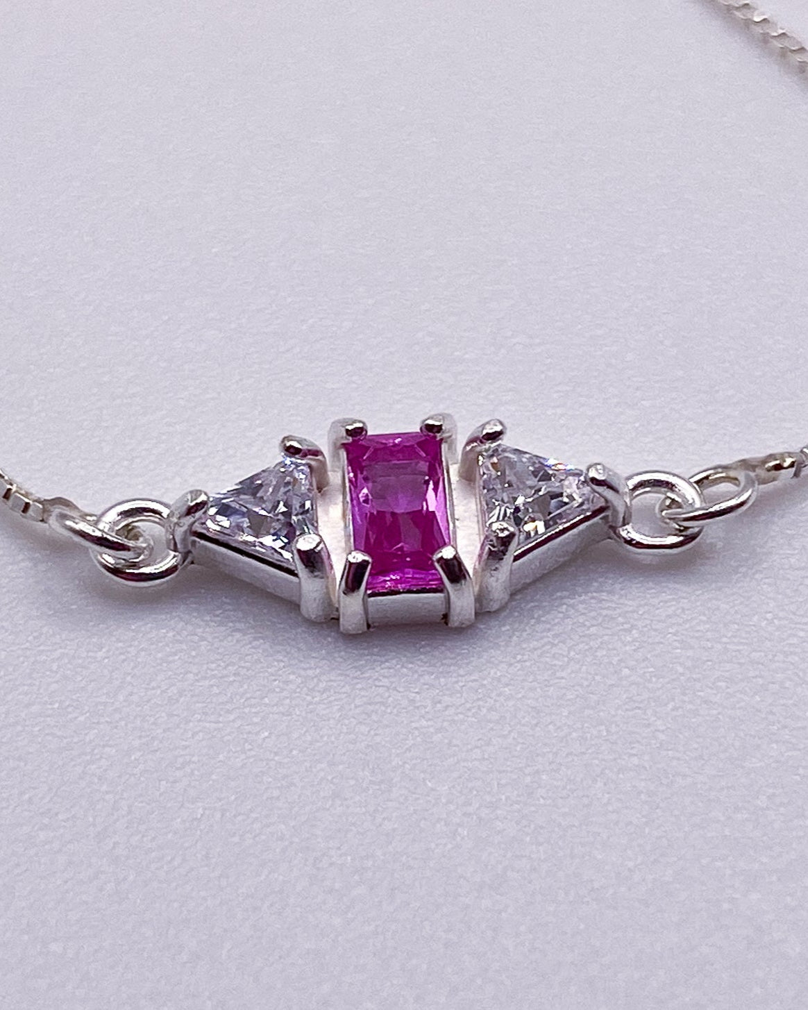 Pulseira com Zircônias cravejadas