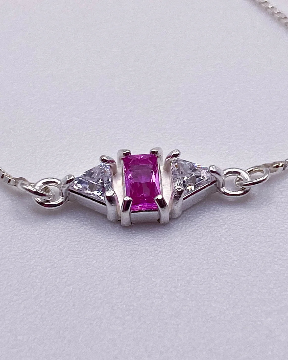 Pulseira com Zircônias cravejadas